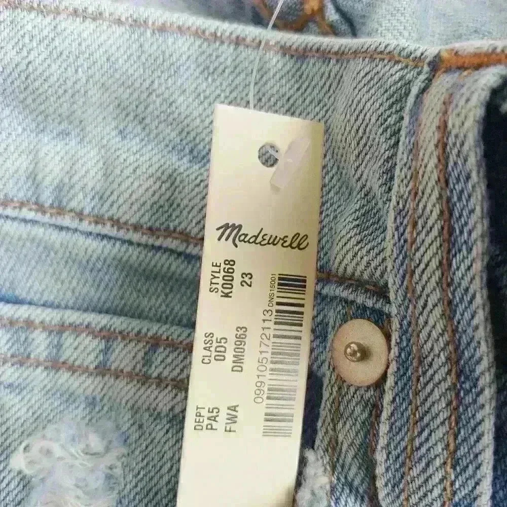 Madewell Rigid Denim A-line Cutout Mini Skirt 23 - Picture 10 of 11
